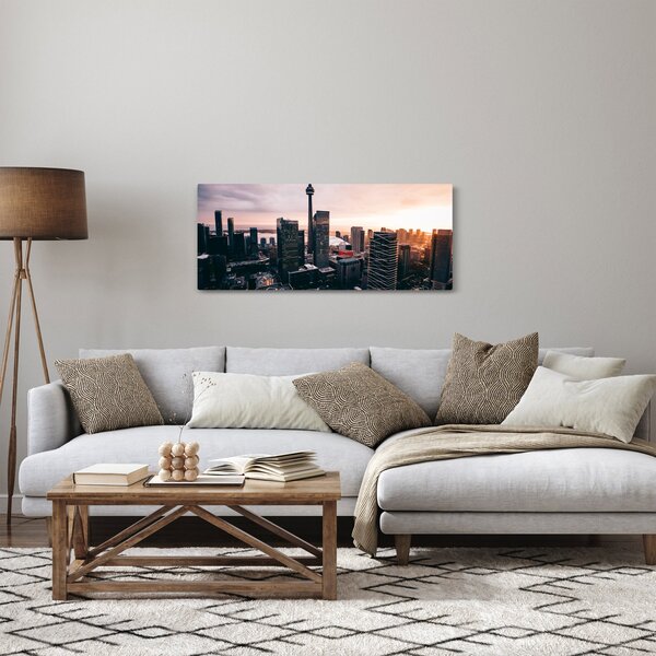 Kép - kilátás a városi központra (120x50 cm)
