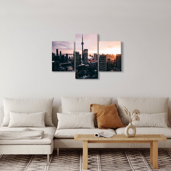Kép - kilátás a városi központra (90x60 cm)