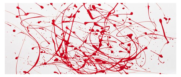 Csöpögő kép (120x50 cm)