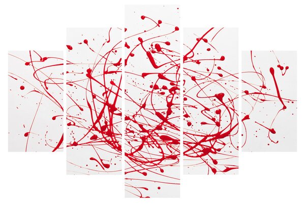 Csöpögő kép (150x105 cm)