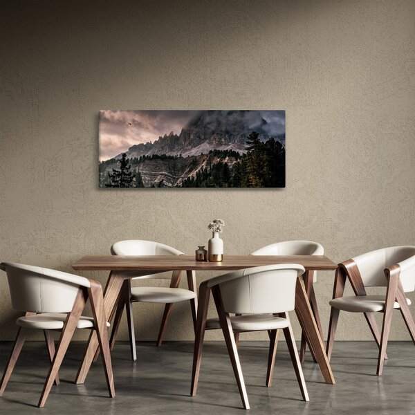 Sziklás hegyek képe (120x50 cm)