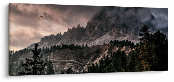 Sziklás hegyek képe (120x50 cm)