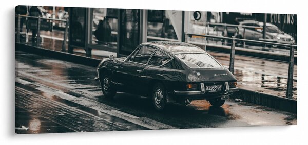 Egy mozgó autó képe (120x50 cm)