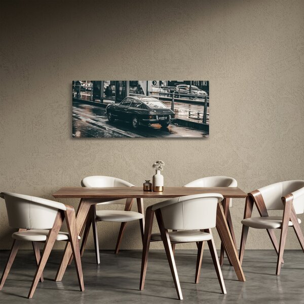 Egy mozgó autó képe (120x50 cm)