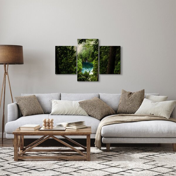 Kép - kilátás a fák között (90x60 cm)
