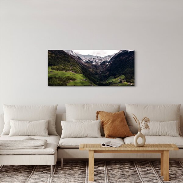 Kép - Völgy a hegyek alatt (120x50 cm)