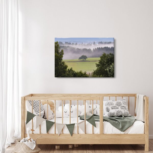 Egy kép a rétről egy fával (90x60 cm)