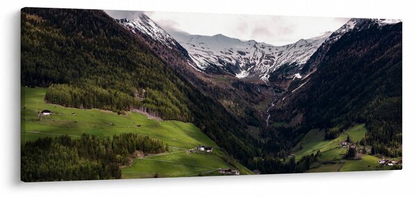 Kép - Völgy a hegyek alatt (120x50 cm)