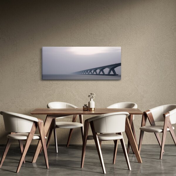 Egy híd képe a ködben (120x50 cm)