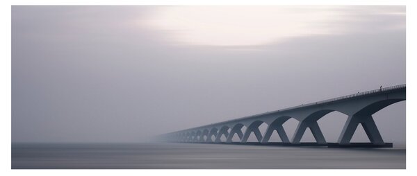Egy híd képe a ködben (120x50 cm)