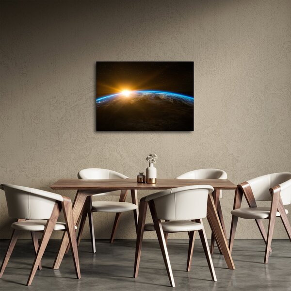 A Föld bolygó képe az űrből (70x50 cm)