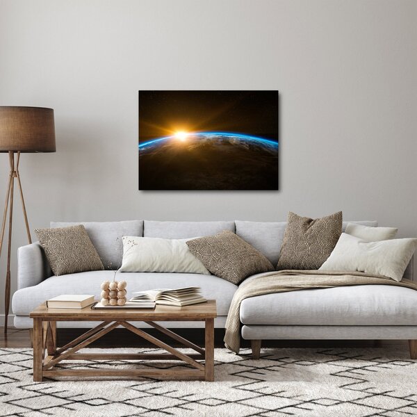 A Föld bolygó képe az űrből (70x50 cm)