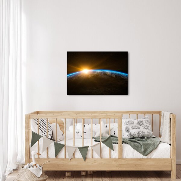 A Föld bolygó képe az űrből (70x50 cm)