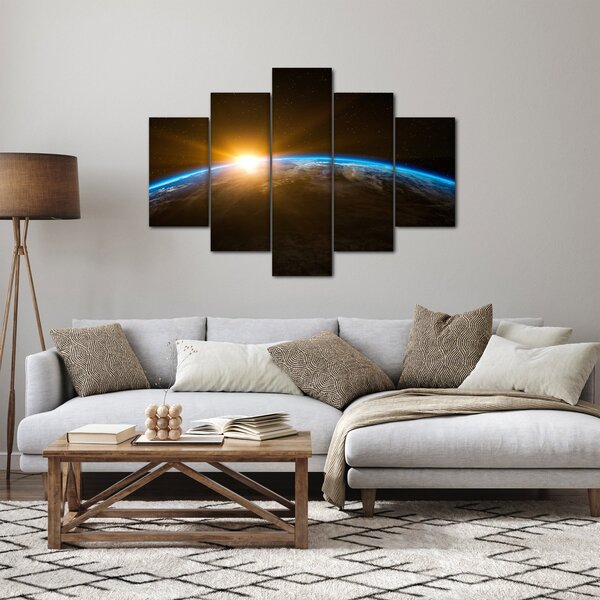 A Föld bolygó képe az űrből (150x105 cm)