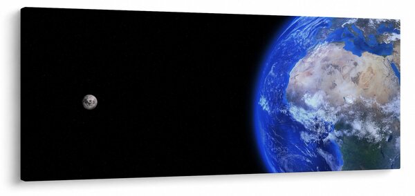 A Hold és a Föld képe (120x50 cm)
