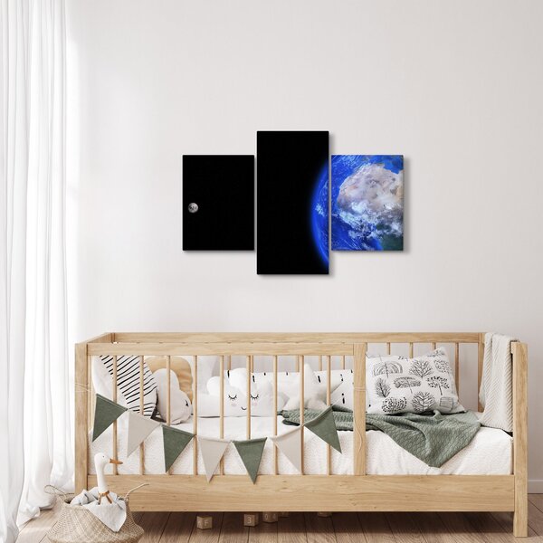 A Hold és a Föld képe (90x60 cm)