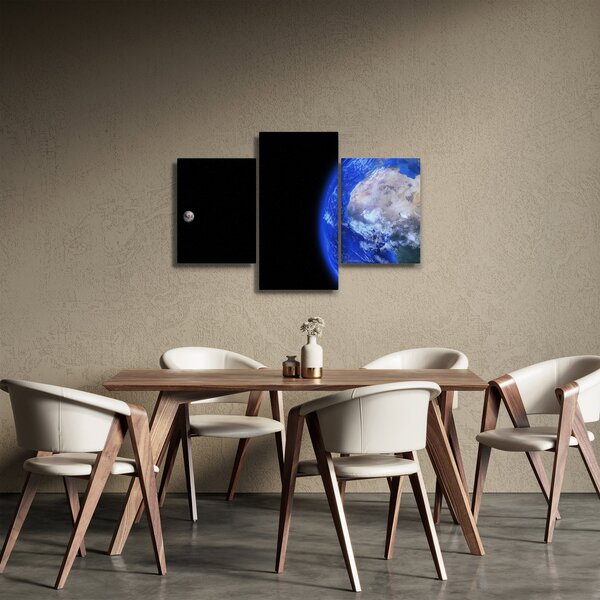 A Hold és a Föld képe (90x60 cm)