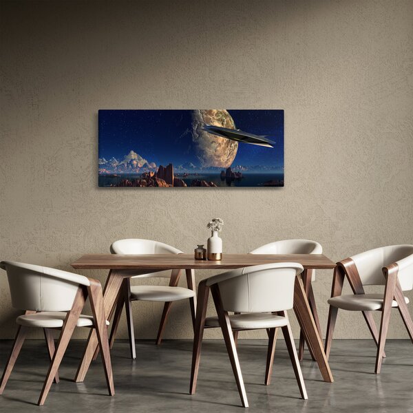 Kép - idegenek érkezése (120x50 cm)