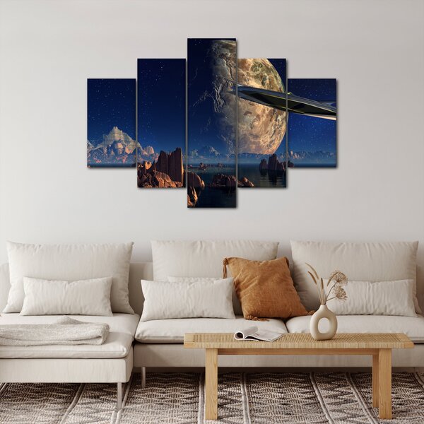 Kép - idegenek érkezése (150x105 cm)