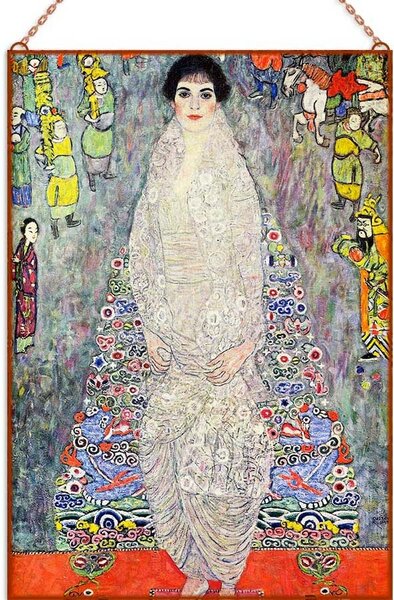 Gustav Klimt - Bachofen echt Baroness üvegkép, falikép