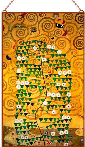 Gustav Klimt - Der Lebensbaum üvegkép, falikép