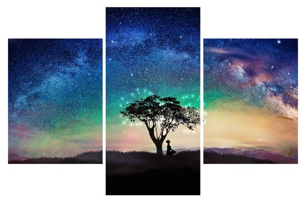 Kép - Pihenés a csillagok alatt (90x60 cm)