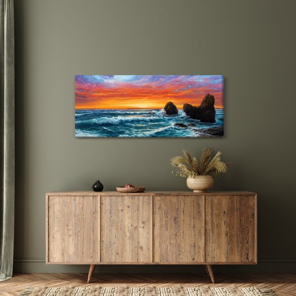 Kép - naplemente (120x50 cm)