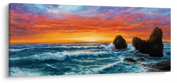 Kép - naplemente (120x50 cm)