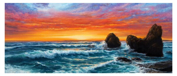Kép - naplemente (120x50 cm)