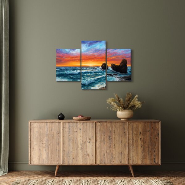 Kép - naplemente (90x60 cm)