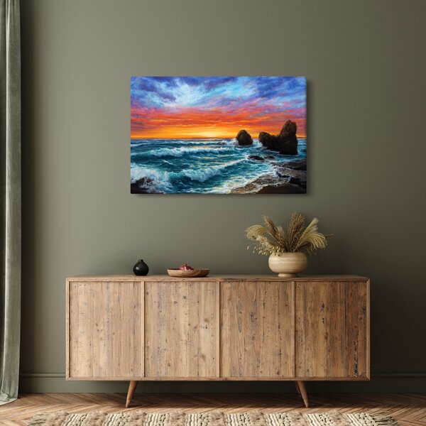 Kép - naplemente (90x60 cm)