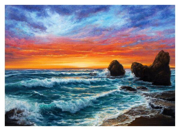 Kép - naplemente (70x50 cm)