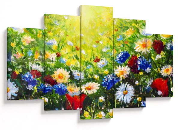 Vadvirágok képe (150x105 cm)