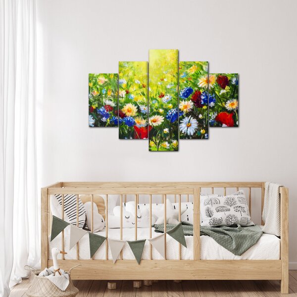 Vadvirágok képe (150x105 cm)