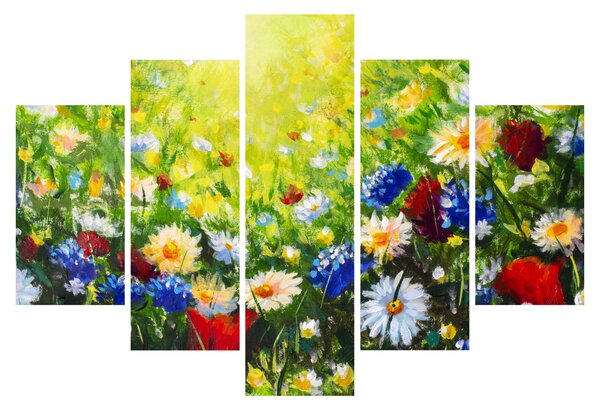 Vadvirágok képe (150x105 cm)