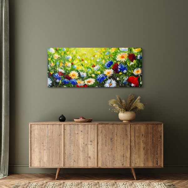 Vadvirágok képe (120x50 cm)