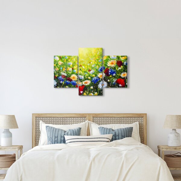 Vadvirágok képe (90x60 cm)