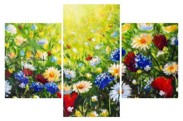 Vadvirágok képe (90x60 cm)