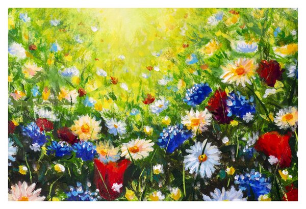 Vadvirágok képe (90x60 cm)