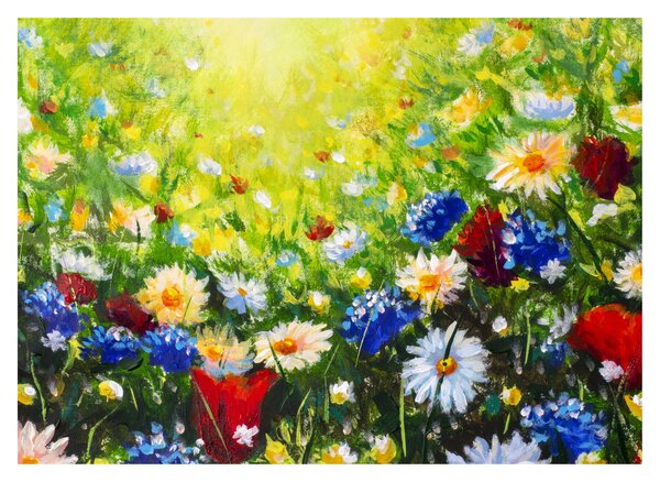 Vadvirágok képe (70x50 cm)