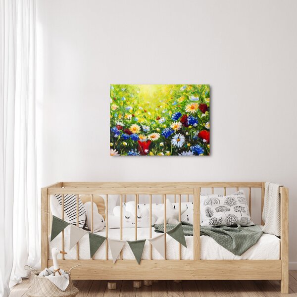 Vadvirágok képe (70x50 cm)