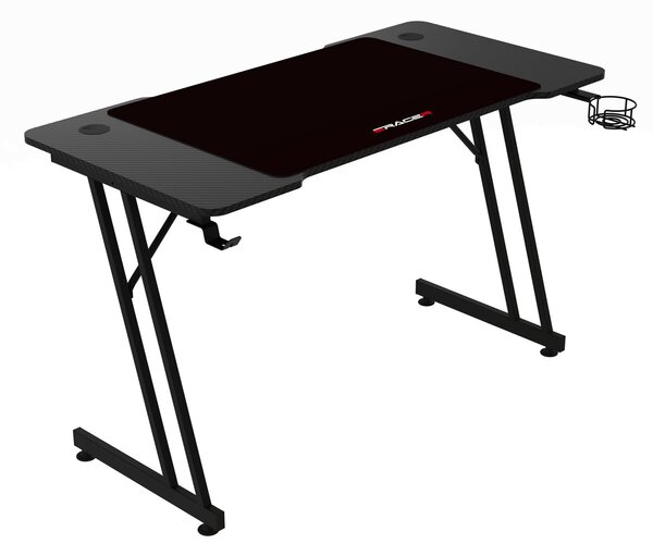 Herní stůl 120x60cm, melamin, carbon, LT-H1102 BK