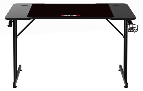 Herní stůl 120x60cm, melamin, carbon, LT-H1102 BK