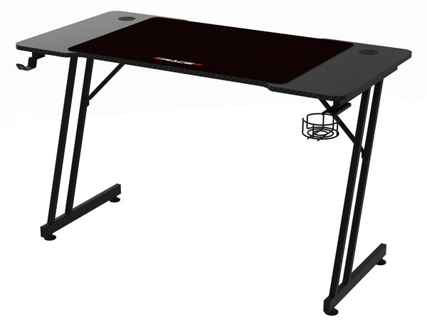 Herní stůl 120x60cm, melamin, carbon, LT-H1102 BK
