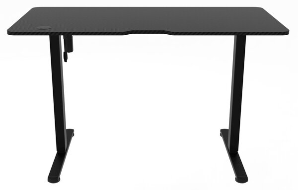 Ergonomický stůl s plynulou regulací výšky 120x60cm, melamin, carbon, LT-H2210 BK