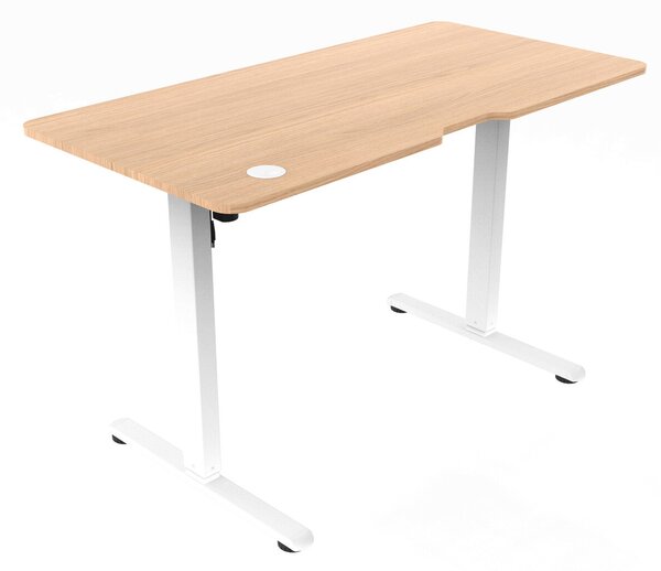 Ergonomický stůl s plynulou regulací výšky 120x60cm, melamin, dub, LT-H2210 OAK
