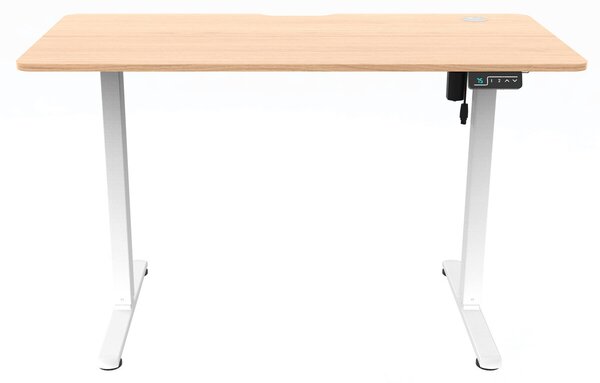 Ergonomický stůl s plynulou regulací výšky 120x60cm, melamin, dub, LT-H2210 OAK