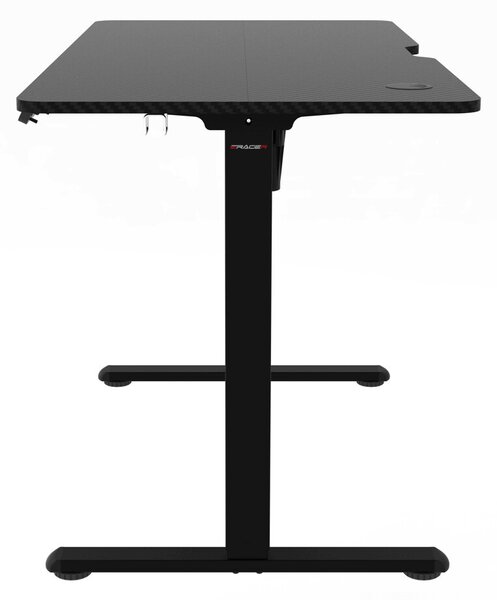 Ergonomický stůl s plynulou regulací výšky 120x60cm, melamin, carbon, LT-H2210 BK