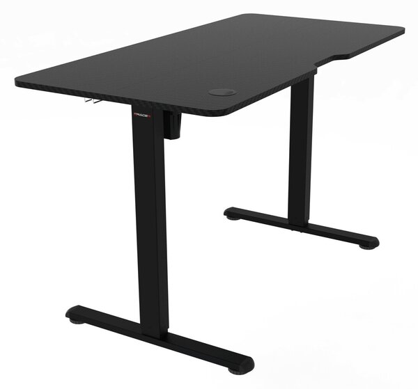 Ergonomický stůl s plynulou regulací výšky 120x60cm, melamin, carbon, LT-H2210 BK