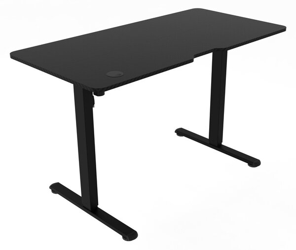 Ergonomický stůl s plynulou regulací výšky 120x60cm, melamin, carbon, LT-H2210 BK